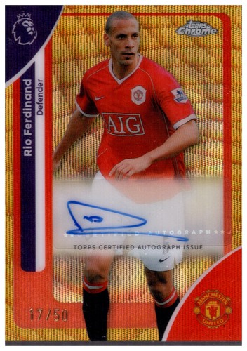 Rio Ferdinand 2025 Topps Chrome /50