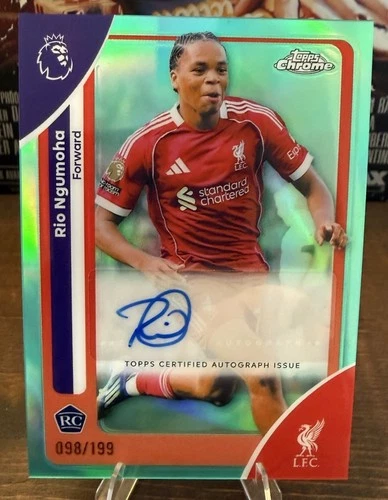 Rio Ngumoha 2025 Topps Chrome Aqua /199