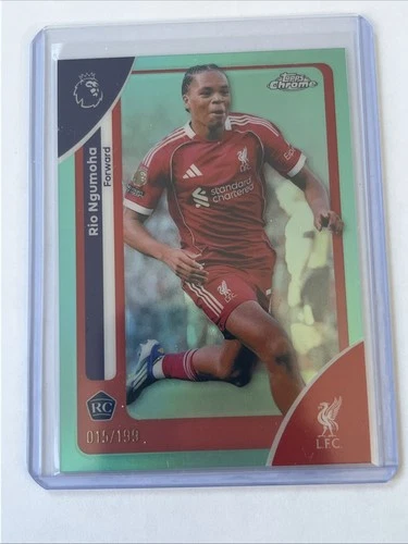 Rio Ngumoha 2025 Topps Chrome Aqua Refractor /199