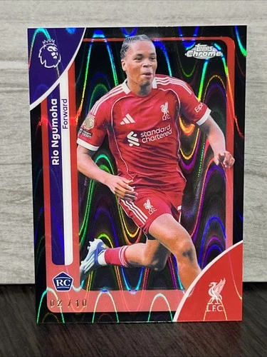 Rio Ngumoha 2026 Topps Chrome Black RayWave /10