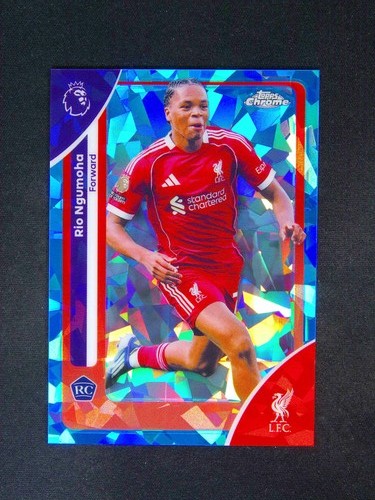 Rio Ngumoha 2025 Topps Chrome Blue