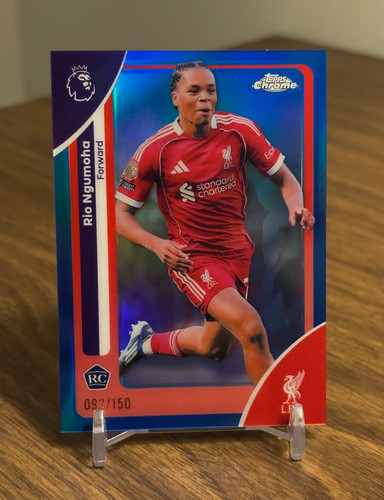 Rio Ngumoha 2025 Topps Chrome Blue /150