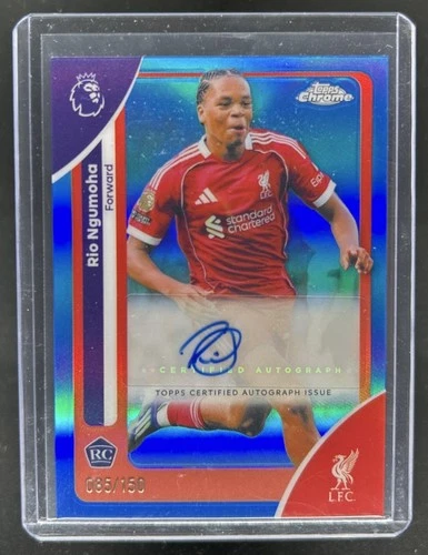Rio Ngumoha 2026 Topps Chrome Blue Refractor /150