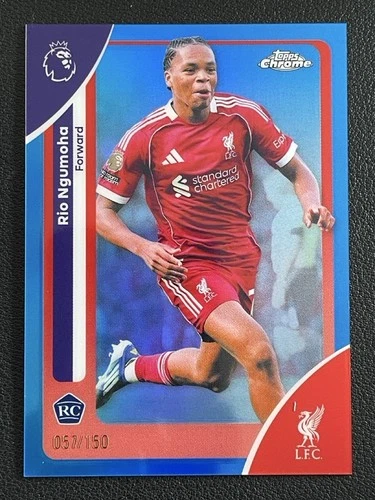 Rio Ngumoha 2025 Topps Chrome Blue Refractor /150