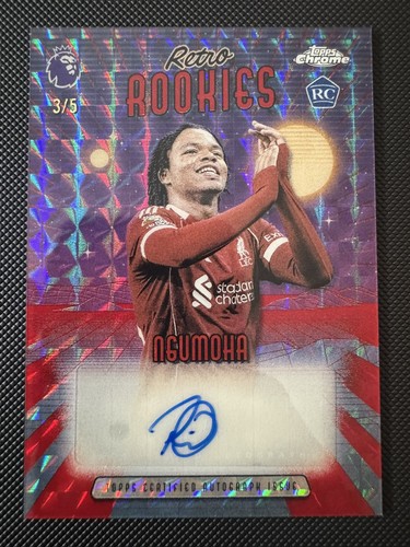 Rio Ngumoha 2026 Topps Chrome EPL /5