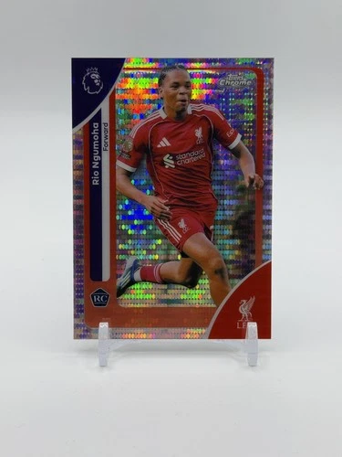 Rio Ngumoha 2026 Topps Chrome EPL Pulsar Refractor #112
