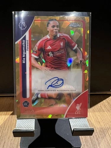 Rio Ngumoha 2025 Topps Chrome Gold /50