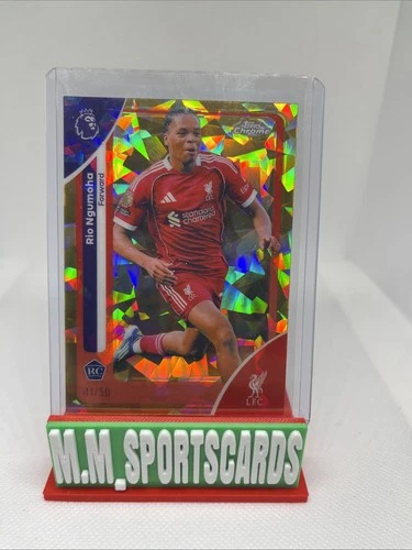 Rio Ngumoha 2025 Topps Chrome Gold /50