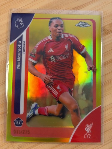 Rio Ngumoha 2026 Topps Chrome Gold Refractor /275