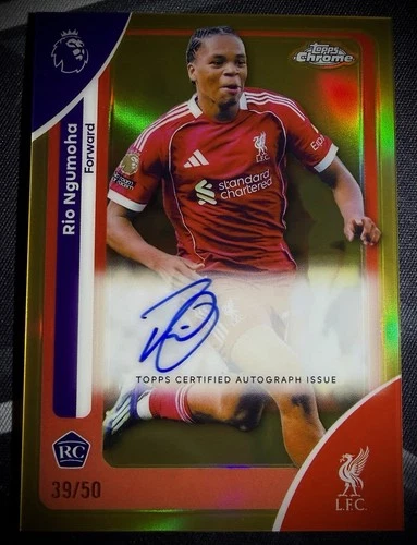 Rio Ngumoha 2026 Topps Chrome Gold Refractor /50