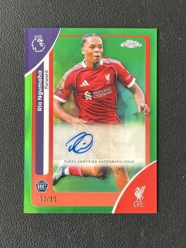 Rio Ngumoha 2025 Topps Chrome Green /99