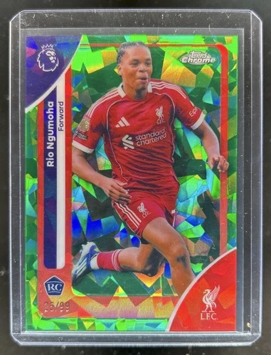 Rio Ngumoha 2026 Topps Chrome Green Refractor /99