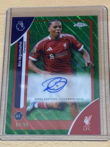 Rio Ngumoha 2025 Topps Chrome Green Wave /99
