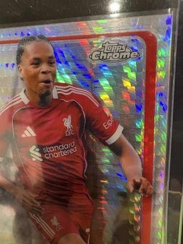 Rio Ngumoha 2025 Topps Chrome Hyper Prism