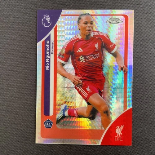 Rio Ngumoha 2026 Topps Chrome Hyper Prism Refractor