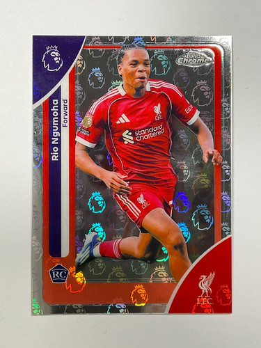 Rio Ngumoha 2026 Topps Chrome Logofractor