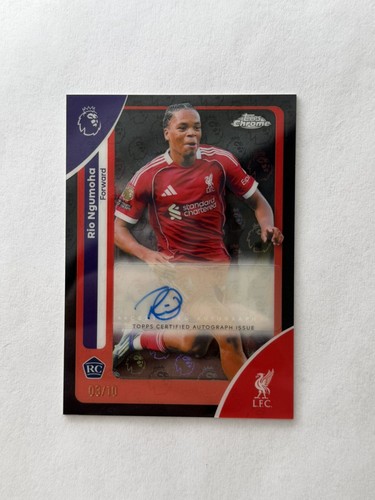 Rio Ngumoha 2025 Topps Chrome Nero /10
