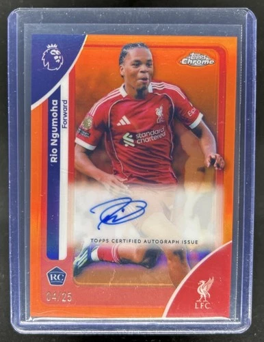 Rio Ngumoha 2026 Topps Chrome Orange Refractor /25