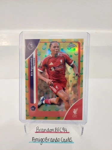 Rio Ngumoha 2026 Topps Chrome Pineapple