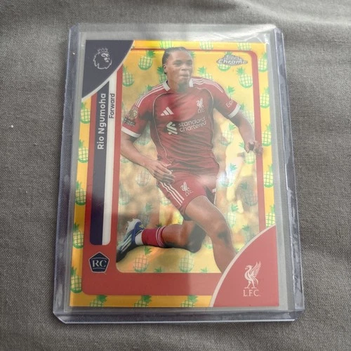Rio Ngumoha 2025 Topps Chrome Pineapple Blast