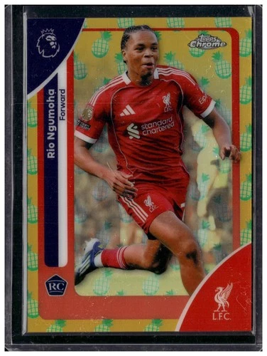Rio Ngumoha 2025 Topps Chrome Pineapple Refractor