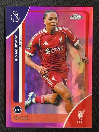 Rio Ngumoha 2026 Topps Chrome Pink Refractor /250