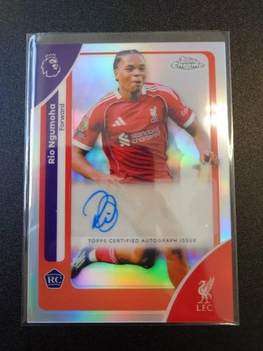 Rio Ngumoha 2025 Topps Chrome Premier League