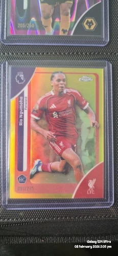 Rio Ngumoha 2026 Topps Chrome Premier League /275