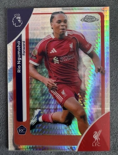 Rio Ngumoha 2026 Topps Chrome Premier League Hyper Prism #112