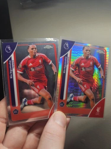 Rio Ngumoha 2026 Topps Chrome Premier League Hyper Prizm