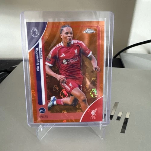 Rio Ngumoha 2025 Topps Chrome Premier League Orange /25