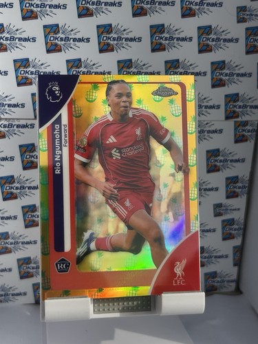 Rio Ngumoha 2026 Topps Chrome Premier League Pineapple