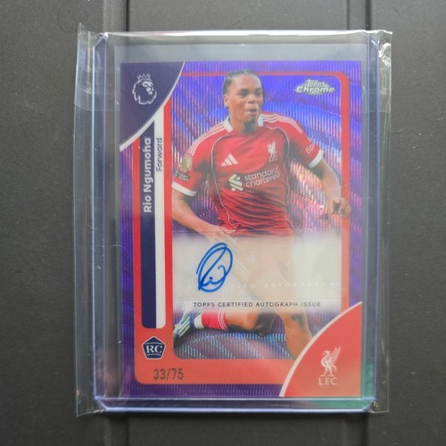 Rio Ngumoha 2026 Topps Chrome Purple /75