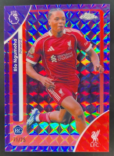 Rio Ngumoha 2026 Topps Chrome Purple Geometric Refractor /75