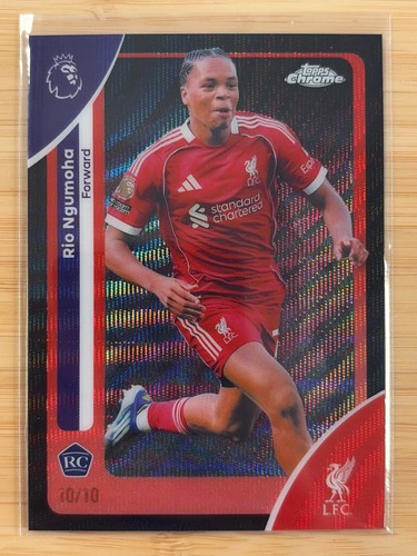 Rio Ngumoha 2026 Topps Chrome Ray Wave Refractor /10