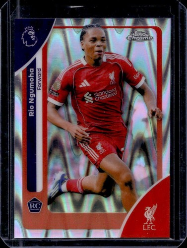 Rio Ngumoha 2026 Topps Chrome Ray Wave Refractor #112