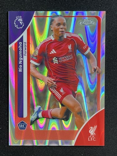 Rio Ngumoha 2025 Topps Chrome RayWave Refractor #112