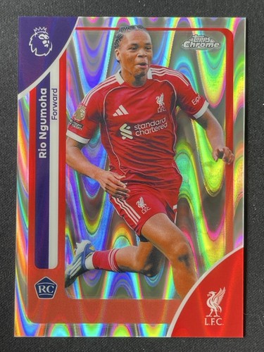 Rio Ngumoha 2025 Topps Chrome RayWave Refractor