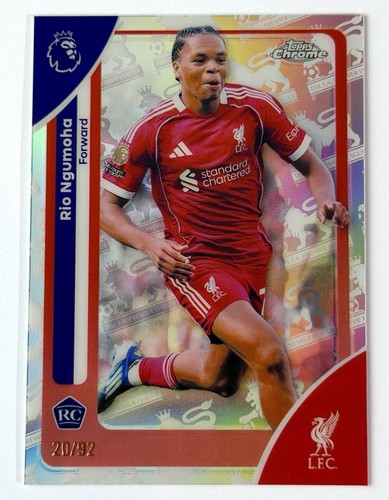 Rio Ngumoha 2025 Topps Chrome RetroFractor /92