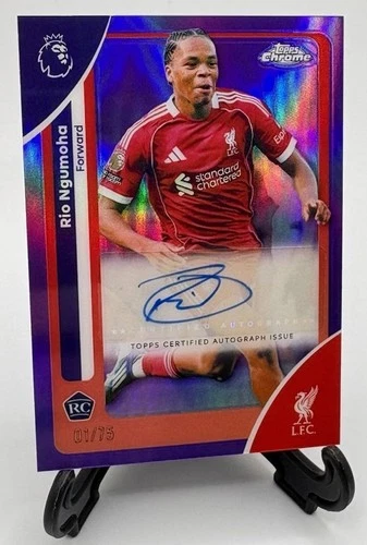 Rio Ngumoha 2026 Topps Chrome Rifrattore /75