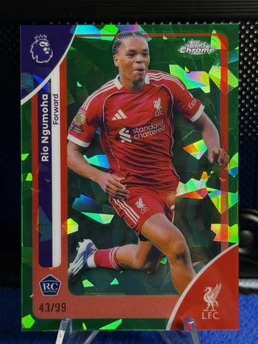 Rio Ngumoha 2025 Topps Chrome Sapphire Premier League Green /99