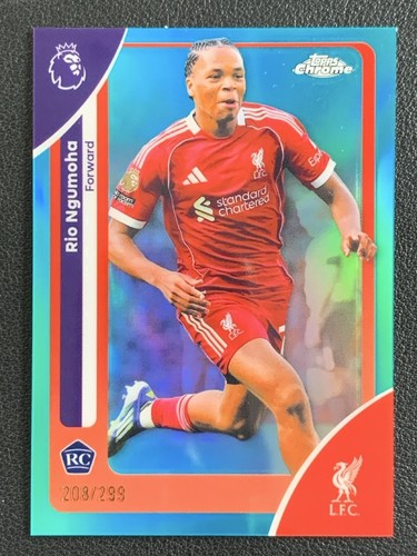 Rio Ngumoha 2025 Topps Chrome Teal /299