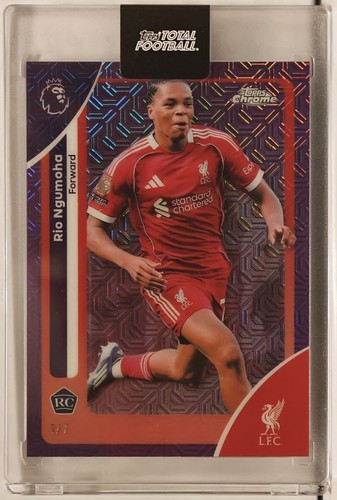 Rio Ngumoha 2025 Topps Chrome Violet Mojo /7