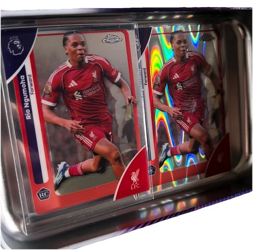 Rio Ngumoha 2024 Topps Chrome Wave Refractor