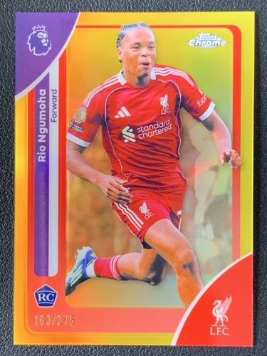 Rio Ngumoha 2026 Topps Chrome Yellow /275