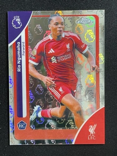 Rio Ngumoha 2025 Topps Cromo Logo Fractor