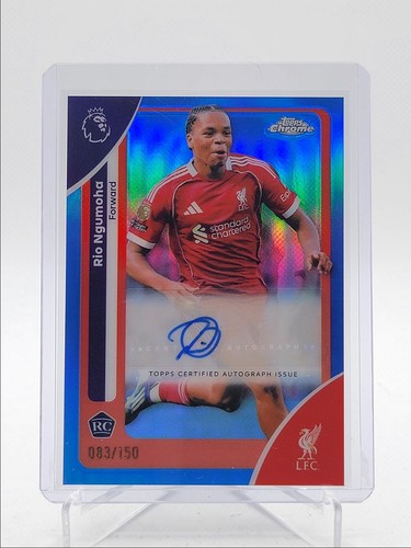 Rio Ngumoha 2026 Topps Cromo Premier League Blue /150