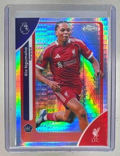 Rio Ngumoha 2026 Topps Cromo Premier League Prism Refractor