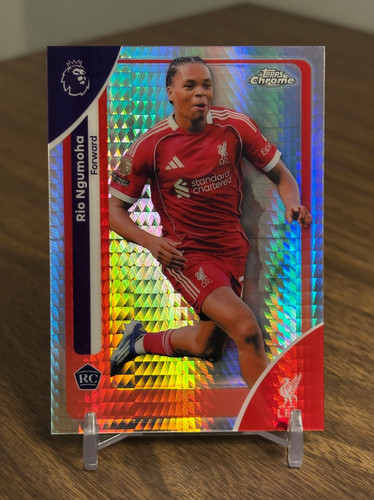 Rio Ngumoha 2026 Topps Cromo Premier League Prisma Refractor