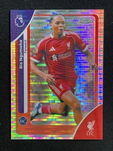 Rio Ngumoha 2025 Topps Cromo Premier League Pulsar Refractor #112